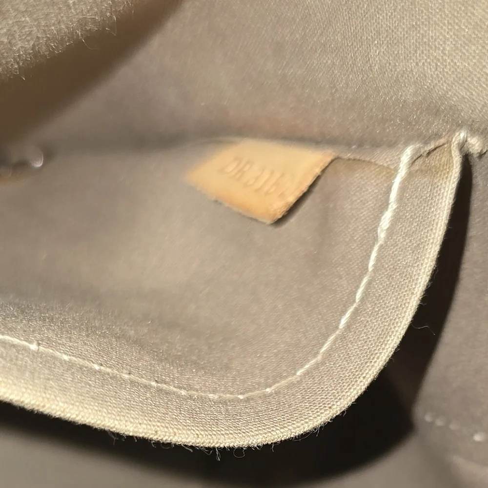Louis Vuitton Gold and Tan Vernis Shoulder Bag